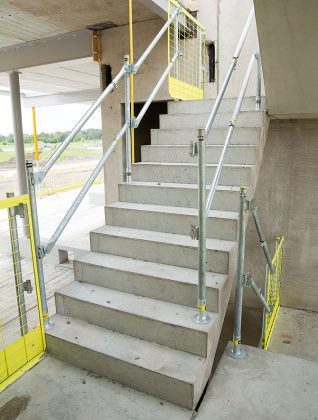 Edge protection stairs